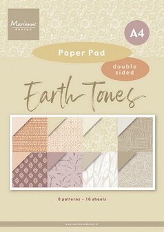 &nbsp; Pretty Papers bloc Earth tones A4 &nbsp;PK9204&nbsp;