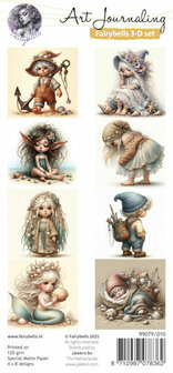 &nbsp; Fairybells 3-D setje Zomer, zand en zee &nbsp;99079/010&nbsp;