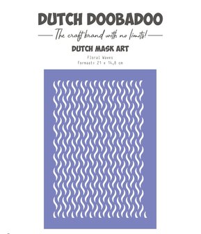 Dutch Mask Art - DDBD - Floral Waves A5 470715125
