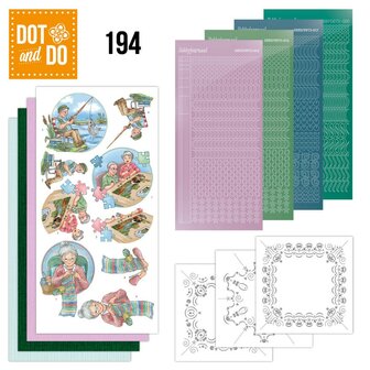 Nr, 194 Dot and Do Knitting - Funky Hobbies by Yvonne Creations DODO194