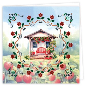 Dot and Do Cards 24 - Berries Beauties - Strawberries DODOPP024
