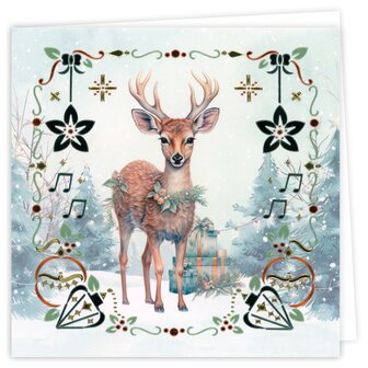 Dot and Do Cards 29 - Berries Beauties - Emerald Christmas Animals DODOPP029