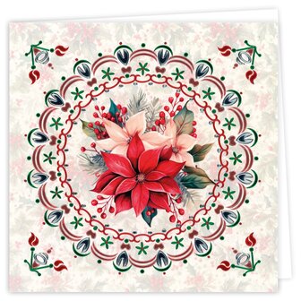 Dot and Do Cards 30 - Berries Beauties - Poinsettia DODOPP030
