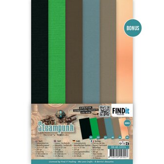 Linen Cardstock Pack - Berries Beauties - Steampunk - 4K BB-4K-10024