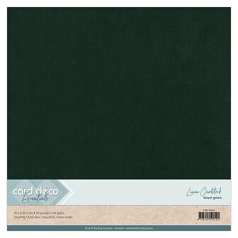Linen Cardstock - SC - Forest Green LKK-SC69