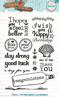 Studio Light Clear Stempel, A6, Summer at the Beach 107