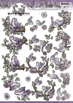 Yvonne Creations, vogeltjes cd10628