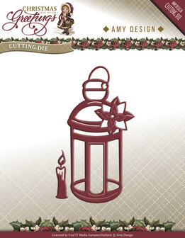 Christmas Greetings -  Lantern - ADD10070
