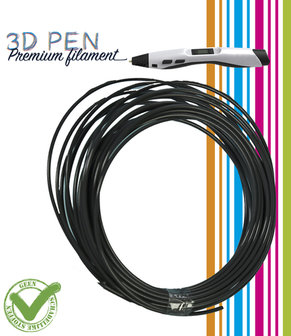 3D Pen filament - 5M - Donker grijs