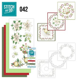 Stitch &amp; do - 42 - White Christmas Flowers