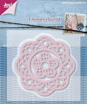 Joy Crafts - Joy! stencil - Mery&#039;s bloemen rond (5) 6002/0595
