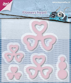 Joy Crafts - Joy! stencil - Mery&#039;s bloemenhart (5) 6002/0597