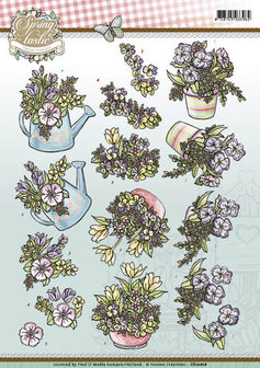 3D Knipvel - Yvonne Creations - Spring-tastic - Spring flowers