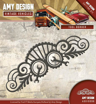 Die - Amy Design - Vintage Vehicles - Tool border