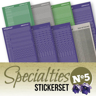 Hobbydots sticker - set 8 vellen voor Specialties nr 5