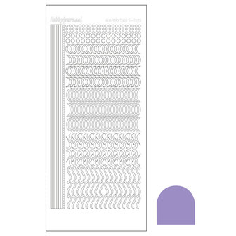 Hobbydots sticker - Mirror - Violet STDM206