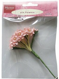Silk Flowers - Pink -Marianne design JU0853