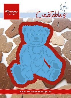 Marianne desgn - Creatables stencil - Tiny&#039;s teddy bear