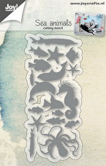 Joy! stencil onderwater dieren (18 st)  6002/0768