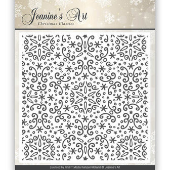 Embossing Folder - Jeaninnes Art - Christmas Classics  JAEMB10001
