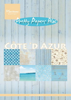 Marianne design - Pretty Papers bloc - Cote d&#039;Azur