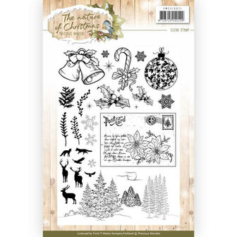Clear Stamp - Precious Marieke - The Nature of Christmas PMCS10021