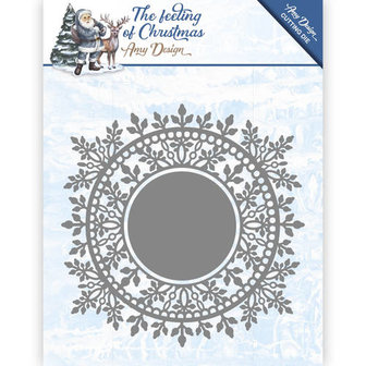 Die - Amy Design - The Feeling of Christmas - Ice crystal circle