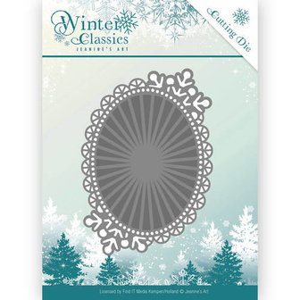 Die - Jeanine&#039;s Art - Winter Classics - Mirror Oval JAD10025