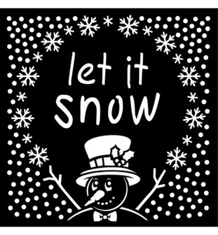Creative Expressions - Mask - Let it Snow