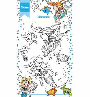 Marianne design, Clear Stamp HT1619 - Hetty&#039;s Mermaid