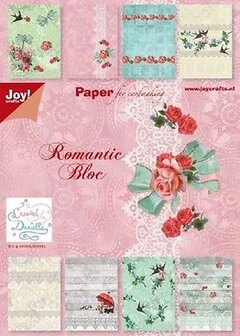 Joy Crafts - Romantic Bloc - Paper Bloc A5 32 Sheets 6011/0056