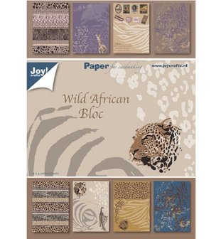 Joy! crafts - Paperpack - Wild African Bloc 6011/0081