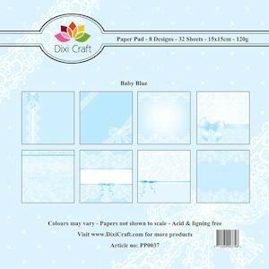 Dixi Paper Pack 15x15 cm background-baby blue (pp0037)