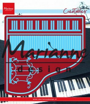 Marianne desgn - Creatables stencil -  piano