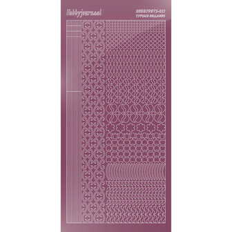 Hobbydots sticker - Mirror - Violet  STDM116