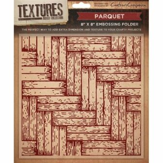  Embossingfolder Textures - 8&quot; x 8&quot; - Paquet