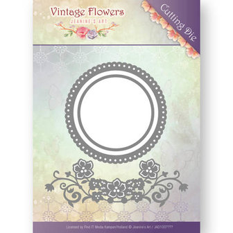 Dies - Jeanine&#039;s Art - Vintage Flowers - Flowers and Circles JAD10034