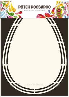 Dutch Doobadoo - Dutch Shape Art - Easter Egg A5