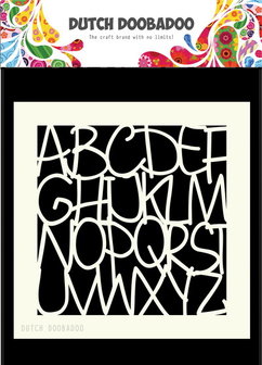 Dutch Doobadoo  - Dutch Mask Art - Alphabet