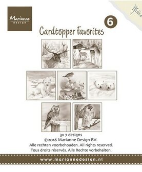 Marianne design - Cardtoppers 