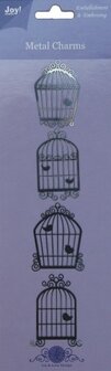 Joy! crafts - Metal Charms - Vogelhuisjes - 6350/0102