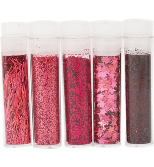 Glitter set  Cerise