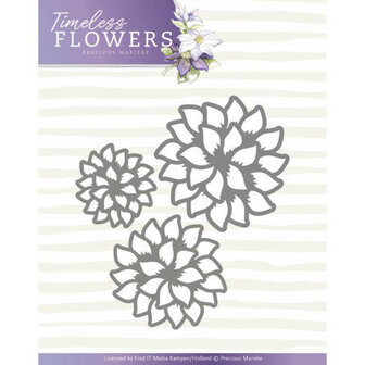 Dies - Precious Marieke - Timeless Flowers - Dahlia Trio PM10122