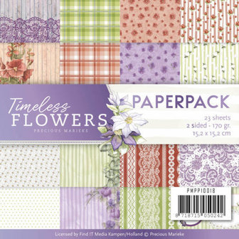 Paperpack - Precious Marieke - Timeless Flowers PMPP10018