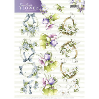 3D Knipvel - Precious Marieke - Timeless Flowers - Bouquets CD11081-HJ15801