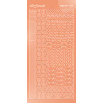 Hobbydots sticker - Mirror - Salmon STDM12K