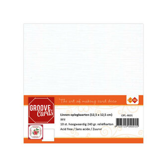 Oplegkaartjes Groove Cards wit 