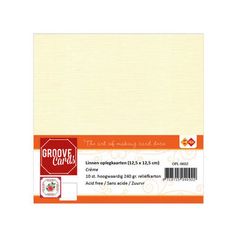 Oplegkaartjes Groove Cards creme