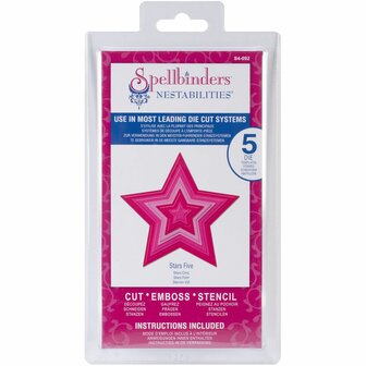 Spellbinders S4- 092 Stars Five