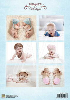 &nbsp; @ 10x 3D vel Vintage baby-serie twins &nbsp;NEVI-074&nbsp;